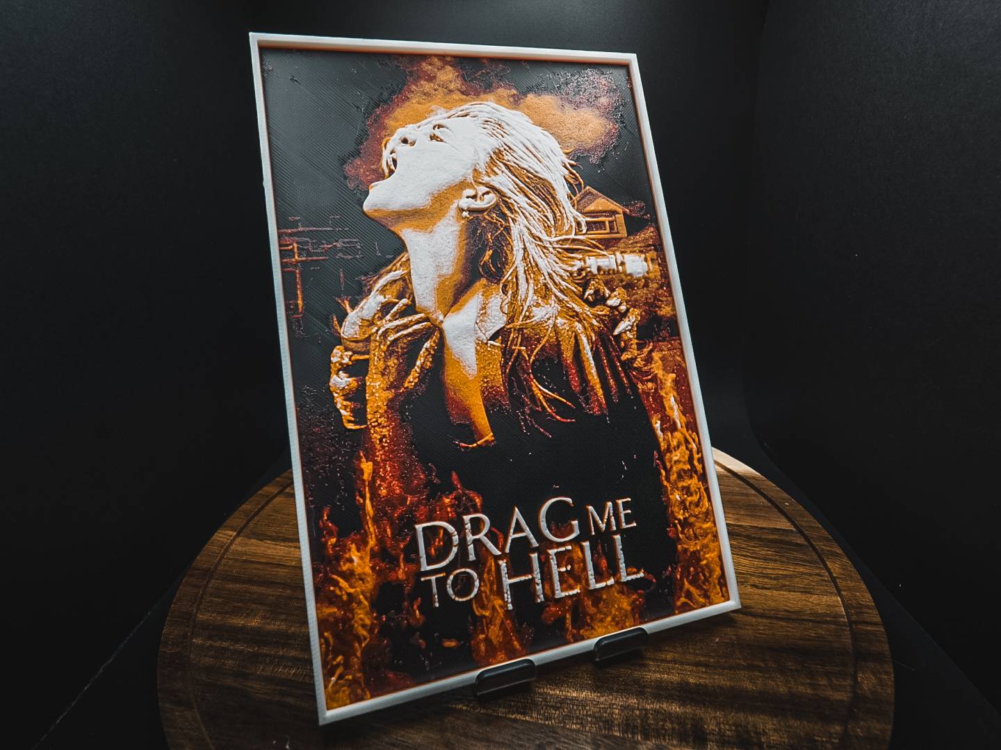 Drag Me To Hell Movie Poster - 3D Printed Wall Art