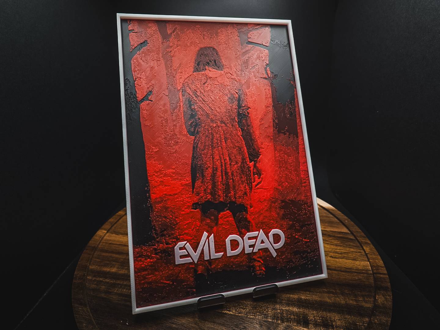 Evil Dead Movie Poster - 3D Printed Wall Art