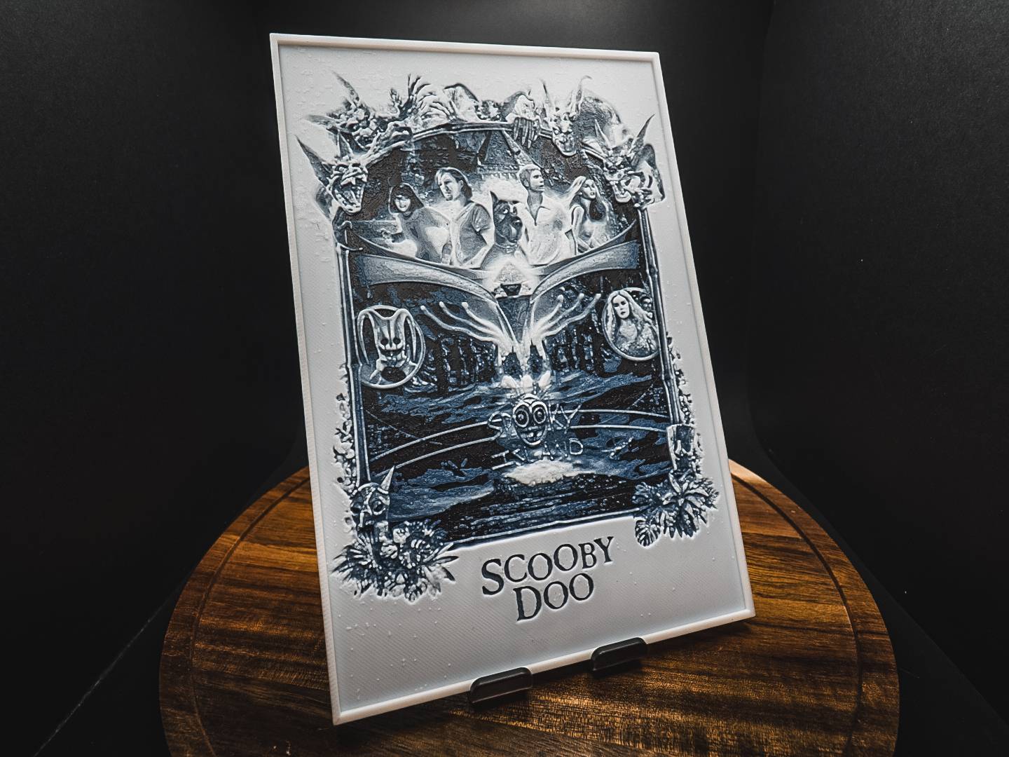 Scooby Doo Movie Poster - 3D Printed Wall Art