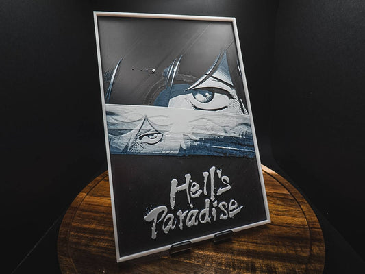 Hells Paradise Anime Poster - 3D Printed Wall Art