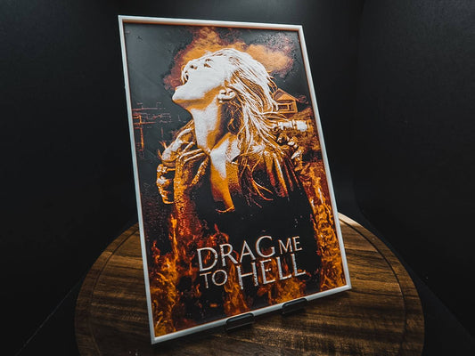Drag Me To Hell Movie Poster - 3D Printed Wall Art